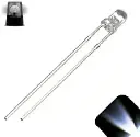 LED White White Color (3mm)