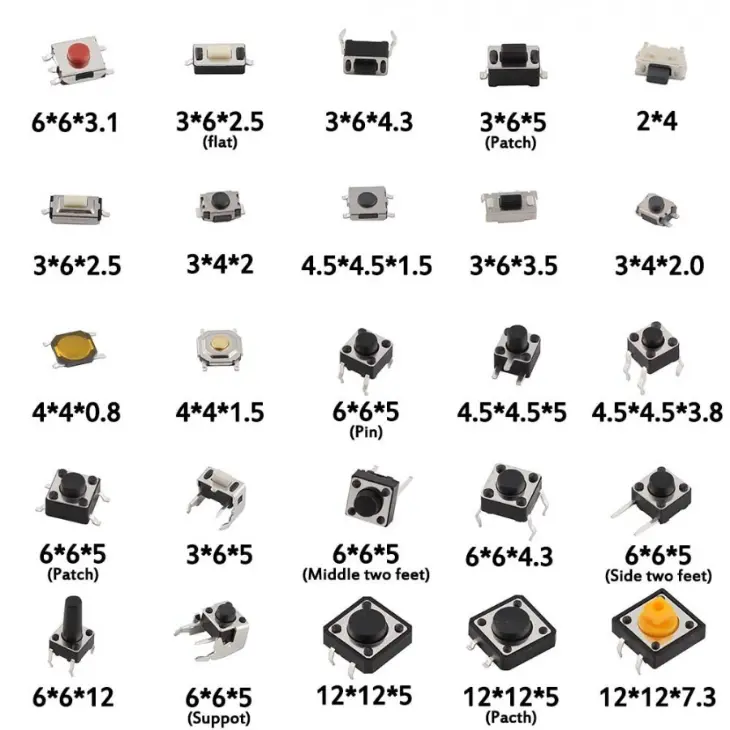 125pcs 25Types Press Kit