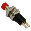 PUSH BUTTON N.C (1A) RED (SW-23)