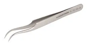 Curved Tweezers , Stainless Steel