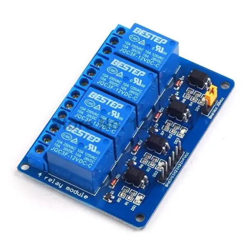 Relay Module 4 Channel (12Vdc)